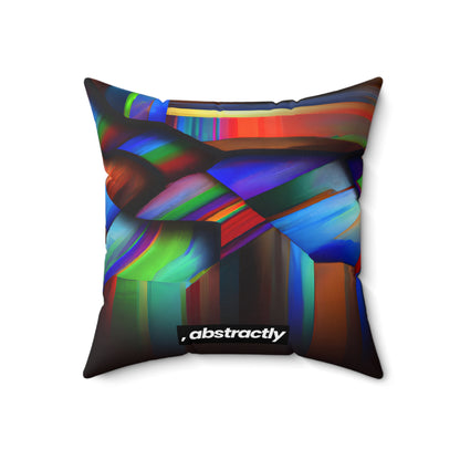 Henry Brinkley - Air Resistance Force, Abstractly - Faux Suede Throw Pillow