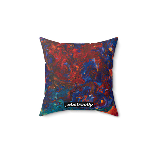 Quasarite Oxide - Chemistry, Abstractly - Faux Suede Throw Pillow