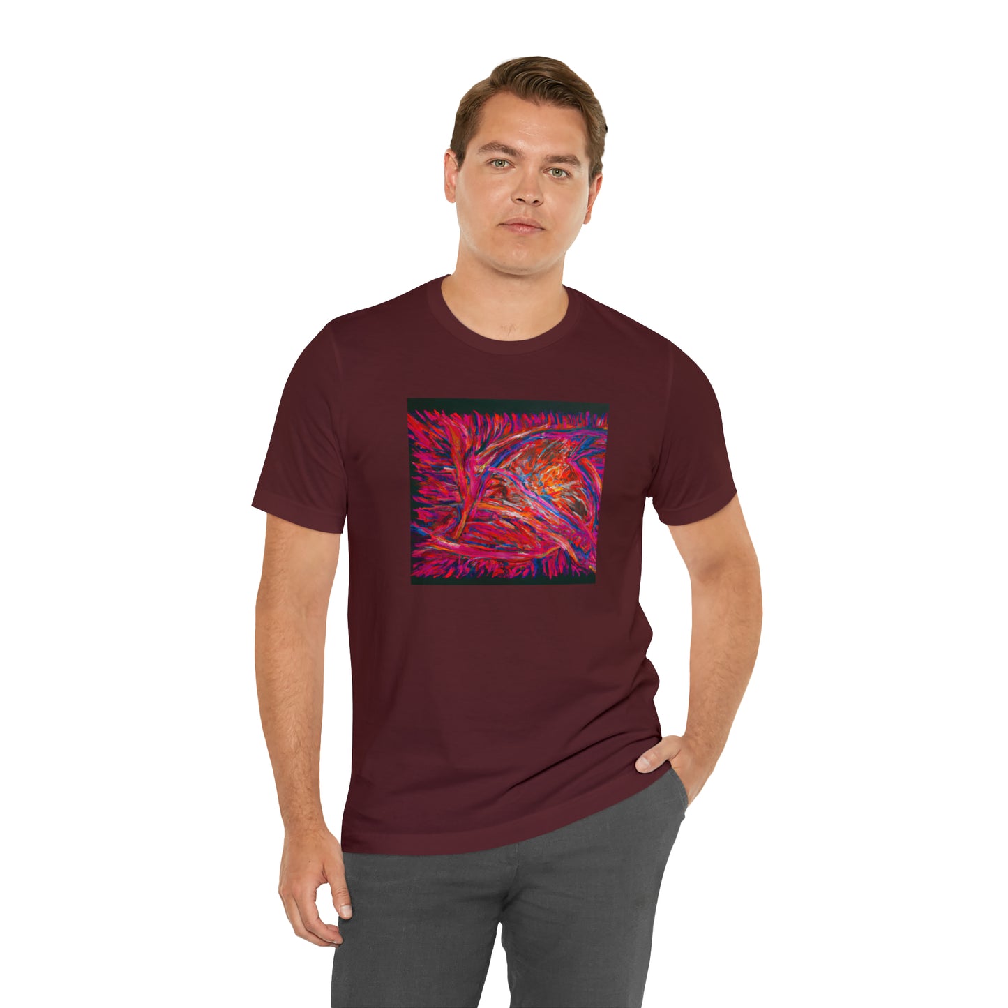 Solarian Crystal Prism - Neon, Abstractly - Tee