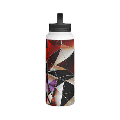 Oscar Klein - Tension Force, Abstractly - Stainless Steel Water Bottle