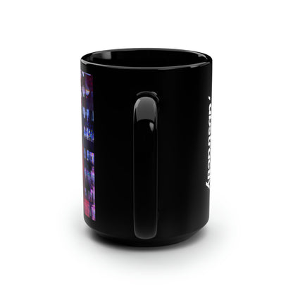 Harrison Blackwell - Air Resistance Force, Abstractly - Black Ceramic Mug 15oz