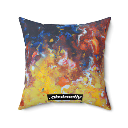 Neumannium Hexanate - Chemistry, Abstractly - Faux Suede Throw Pillow