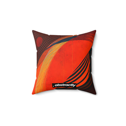 Nora Eisenberg - Normal Force, Abstractly - Faux Suede Throw Pillow