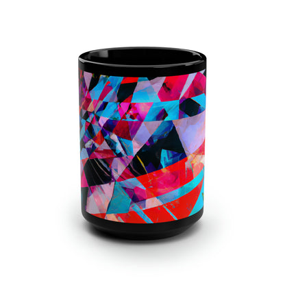 Aiden Merrick - Normal Force, Abstractly - Black Ceramic Mug 15oz