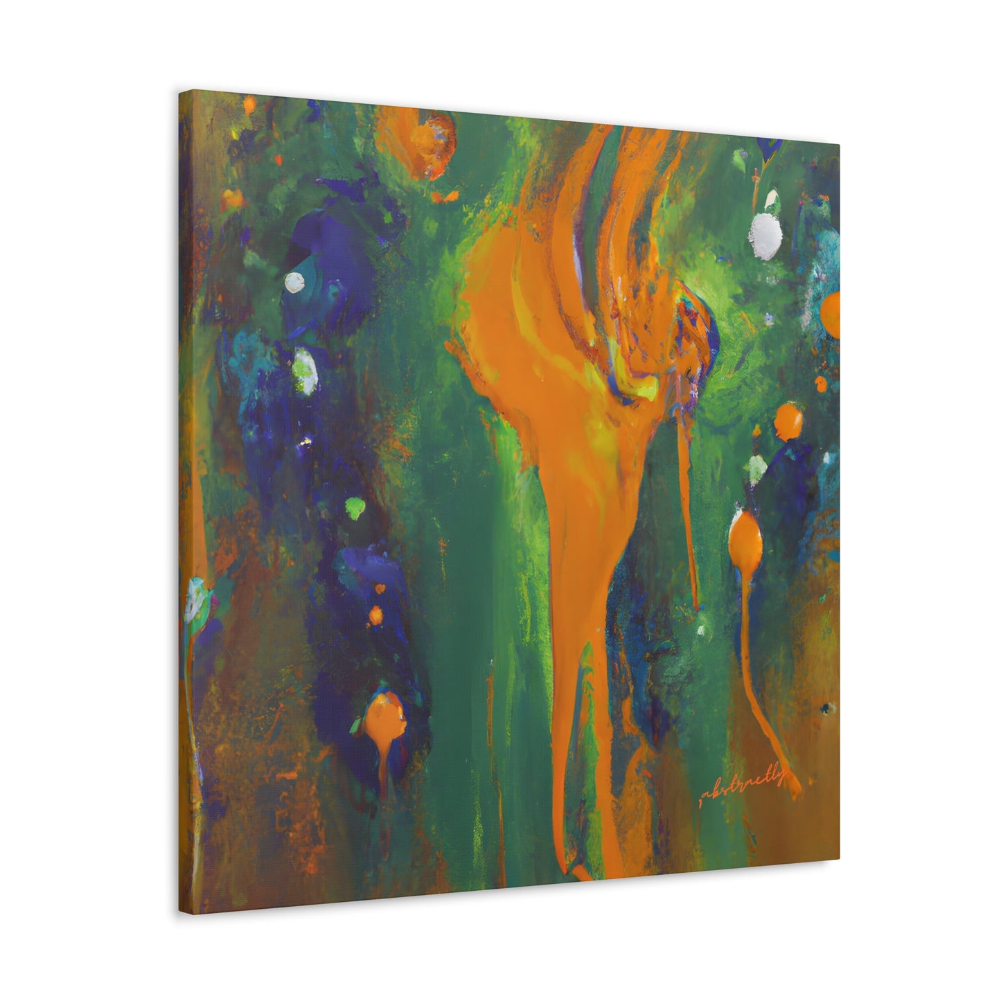 Quantum Sapphire Element - Chemistry, Abstractly - Canvas