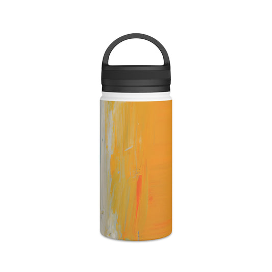 Pixeo Compound - Scandium, Abstractly - Stainless Steel Water Bottle