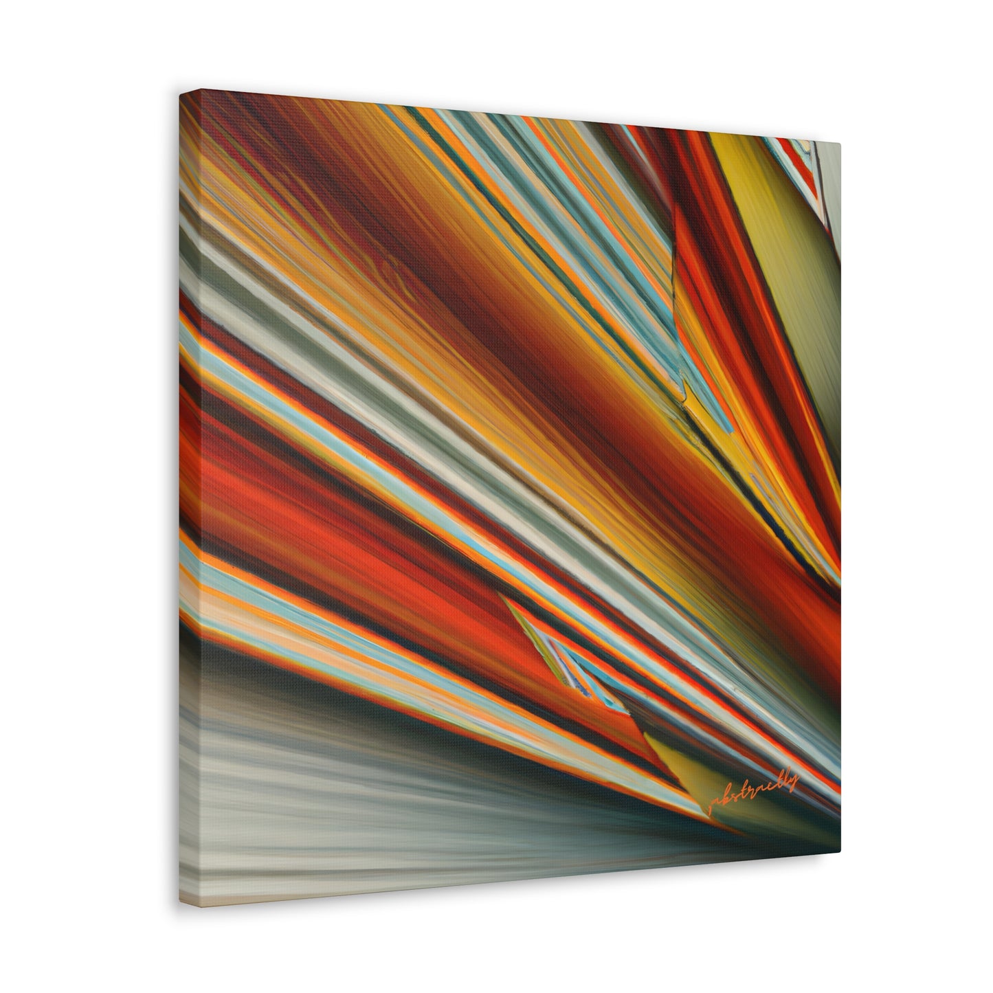 Melvin Strickland - Friction Force, Abstractly - Canvas