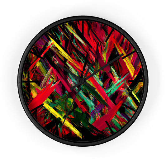 Jack Marcus - Electric Force, Abstractly - Wall Clock