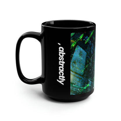 Pinnacle Metrics - Accrual, Abstractly - Black Ceramic Mug 15oz