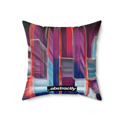 Rosalind Turner - Normal Force, Abstractly - Faux Suede Throw Pillow