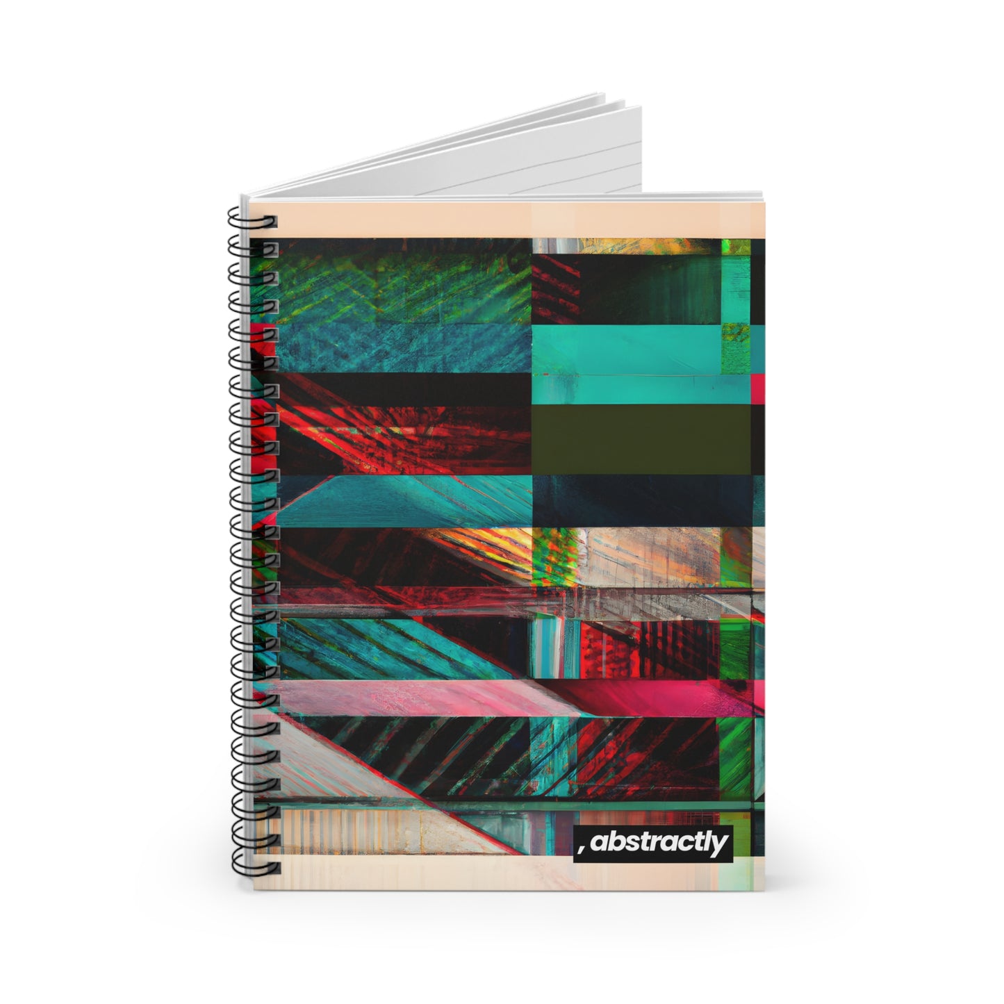 Adrian Goddard - Applied Force, Abstractly - Spiral Notebook