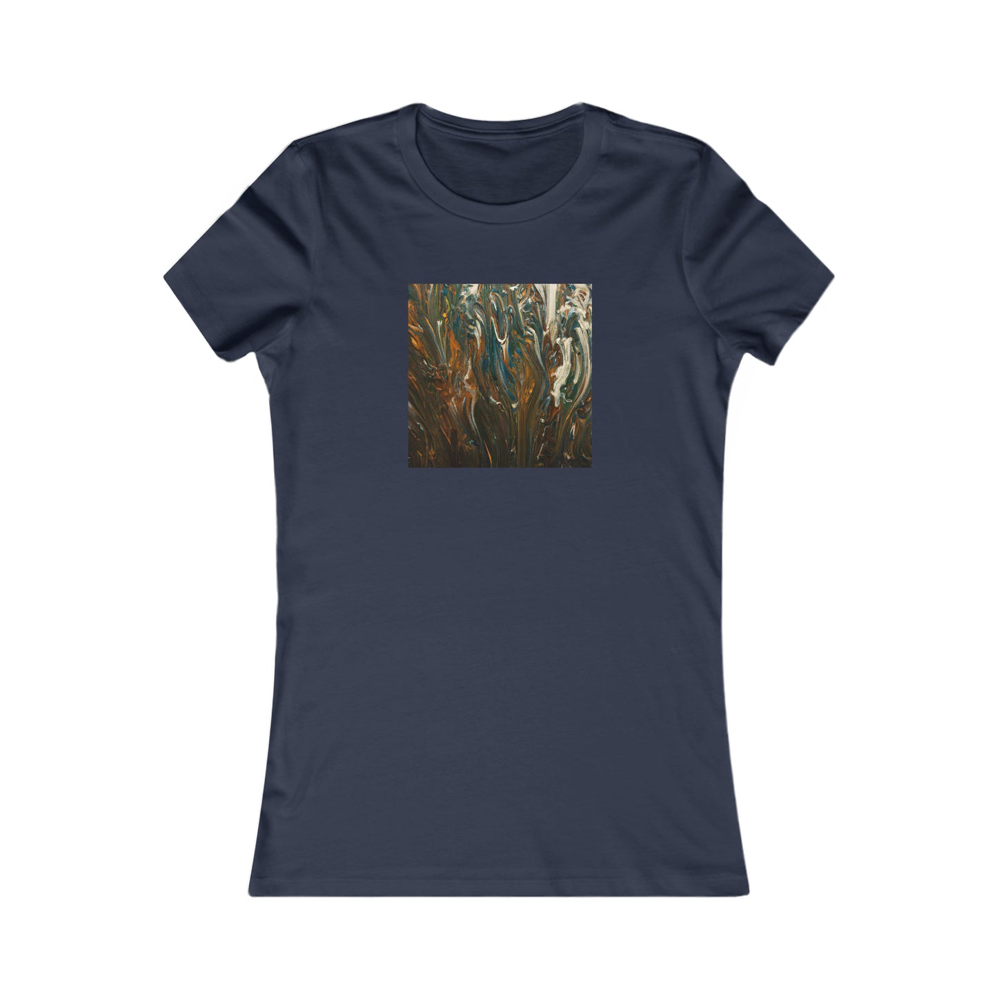 Hovenite Crystalline Matrix - Chemistry, Abstractly - Ladies' Cut Tee