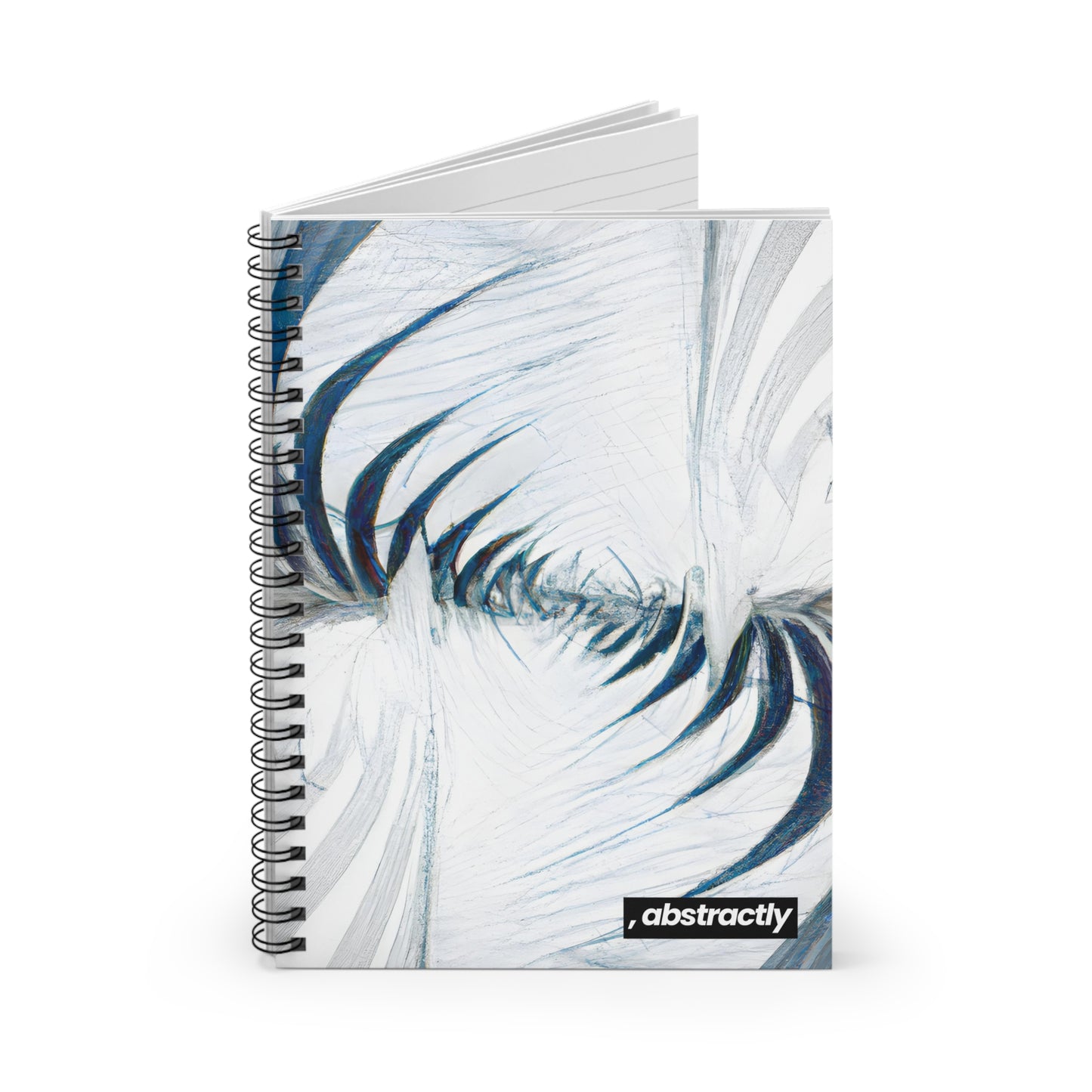 Cassandra Steller - Magnetic Force, Abstractly - Spiral Notebook