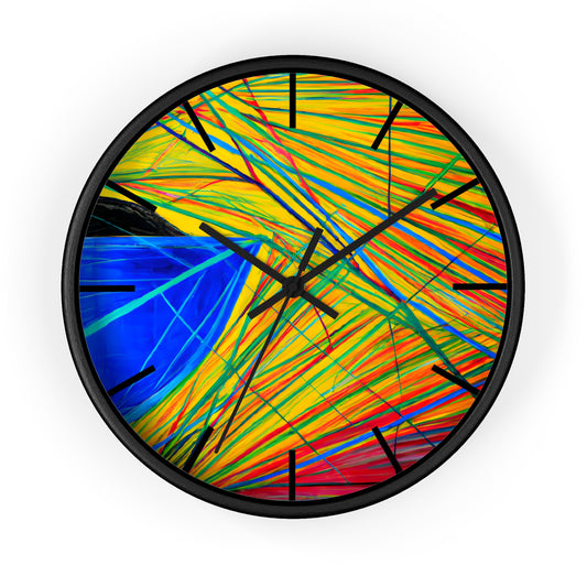 Gerald Michelson - Electric Force, Abstractly - Wall Clock