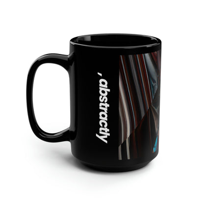 Selena Kastner - Gravity Force, Abstractly - Black Ceramic Mug 15oz