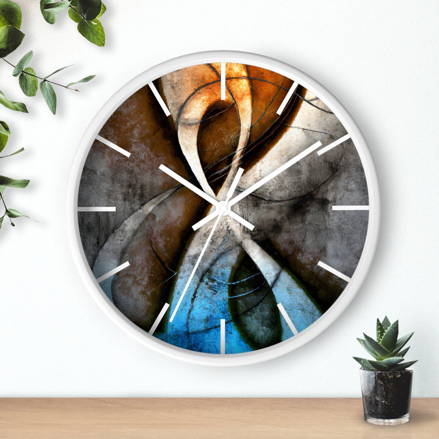 Theodore Calhoun - Spring Force, Abstractly - Wall Clock