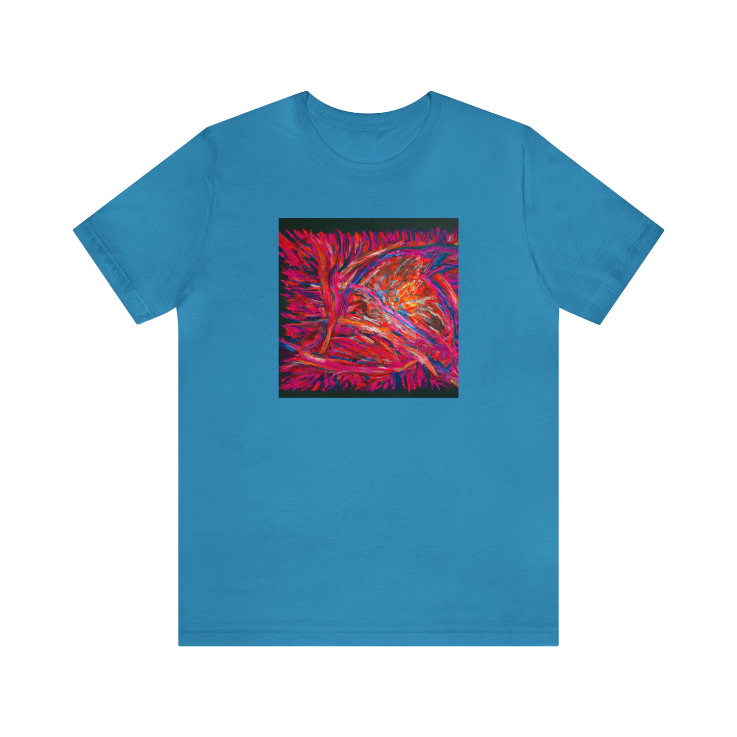 Solarian Crystal Prism - Neon, Abstractly - Tee