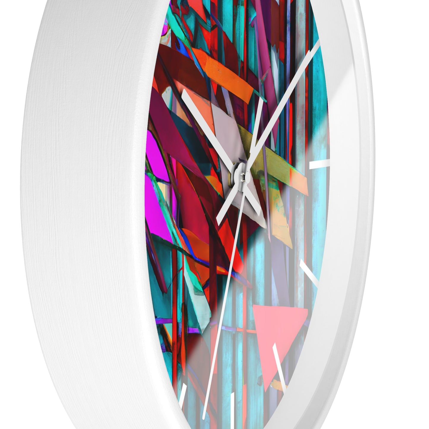 Iris Leonard - Electric Force, Abstractly - Wall Clock