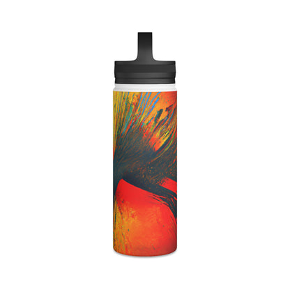 Frances Richter - Gravity Force, Abstractly - Stainless Steel Water Bottle