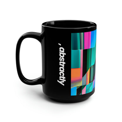 Helen Kaplan - Air Resistance Force, Abstractly - Black Ceramic Mug 15oz