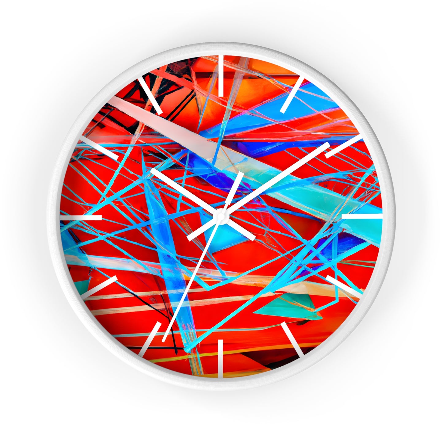 Darlene Roessler - Electric Force, Abstractly - Wall Clock