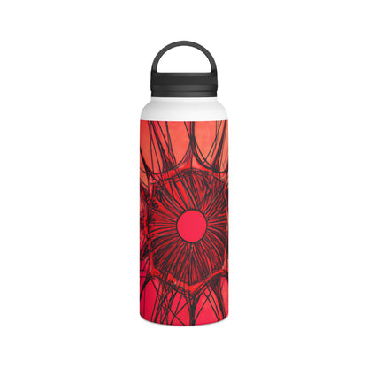 Elizabeth Rutherford - Magnetic Force, Abstractly - Stainless Steel Water Bottle