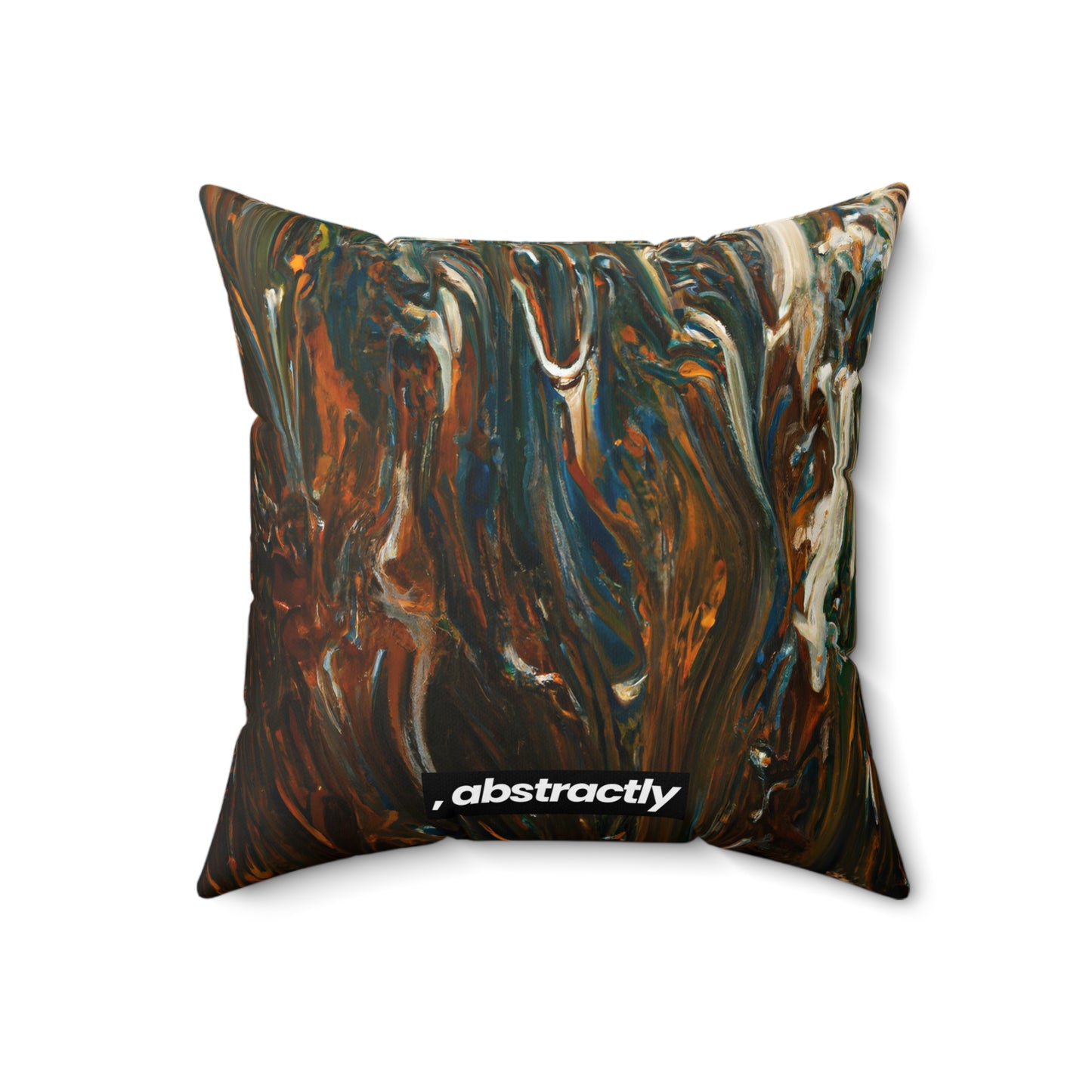 Hovenite Crystalline Matrix - Chemistry, Abstractly - Faux Suede Throw Pillow