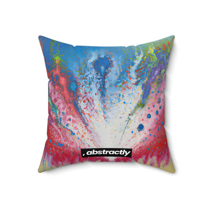 Chromafire Isotope - Chemistry, Abstractly - Faux Suede Throw Pillow