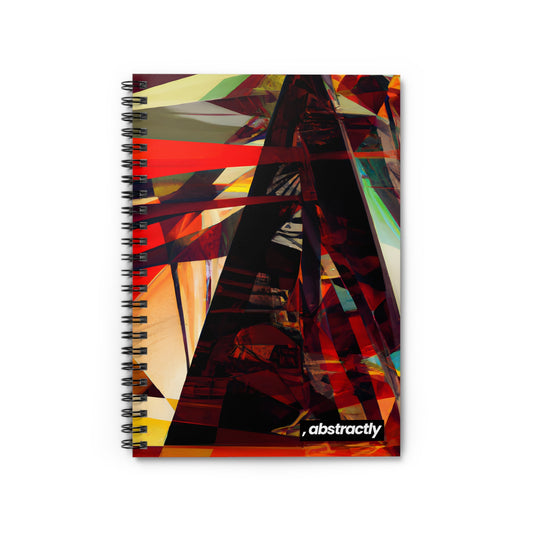 Miles Jefferson - Electromagnetic Force, Abstractly - Spiral Notebook