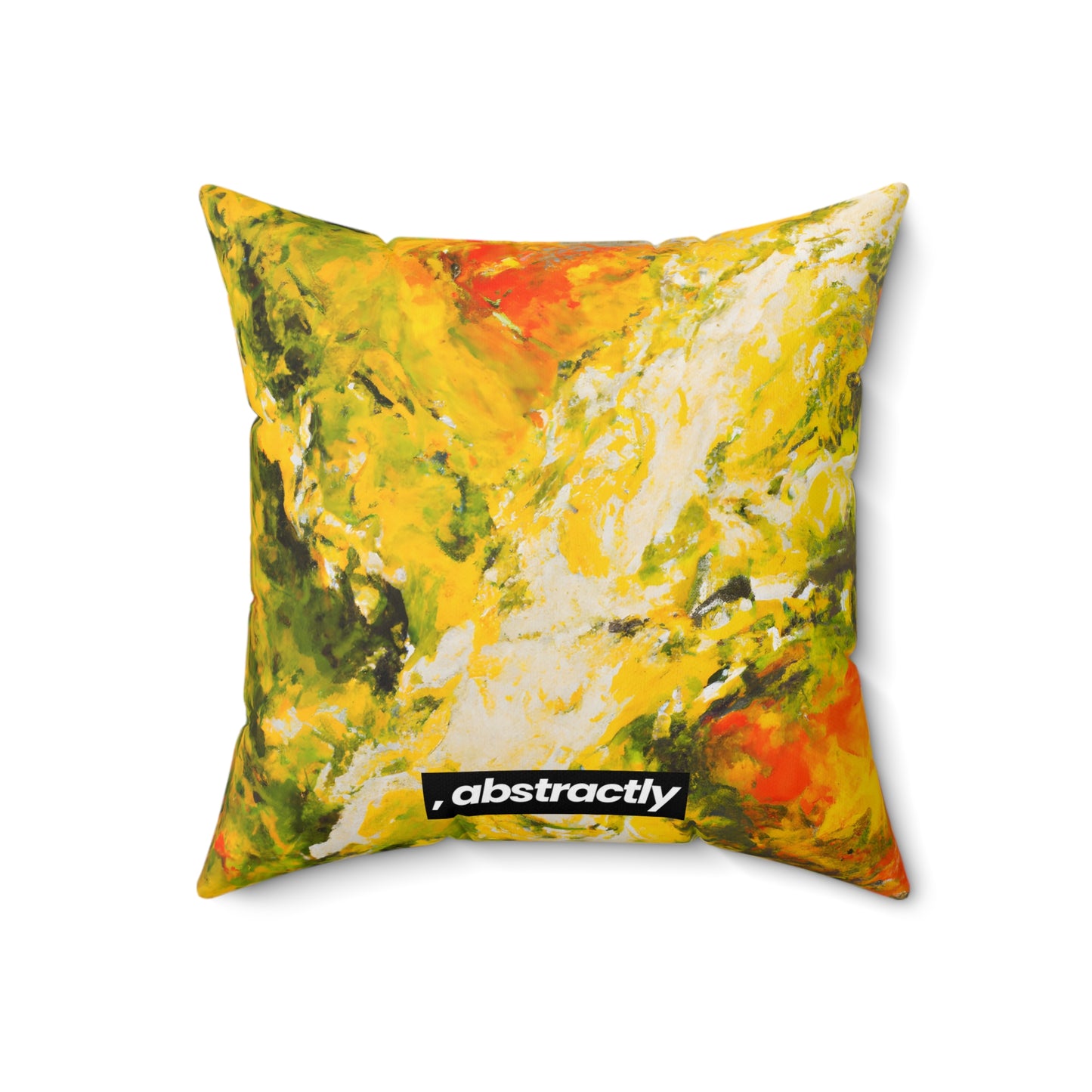 Starlight Etherium - Sulfur, Abstractly - Faux Suede Throw Pillow