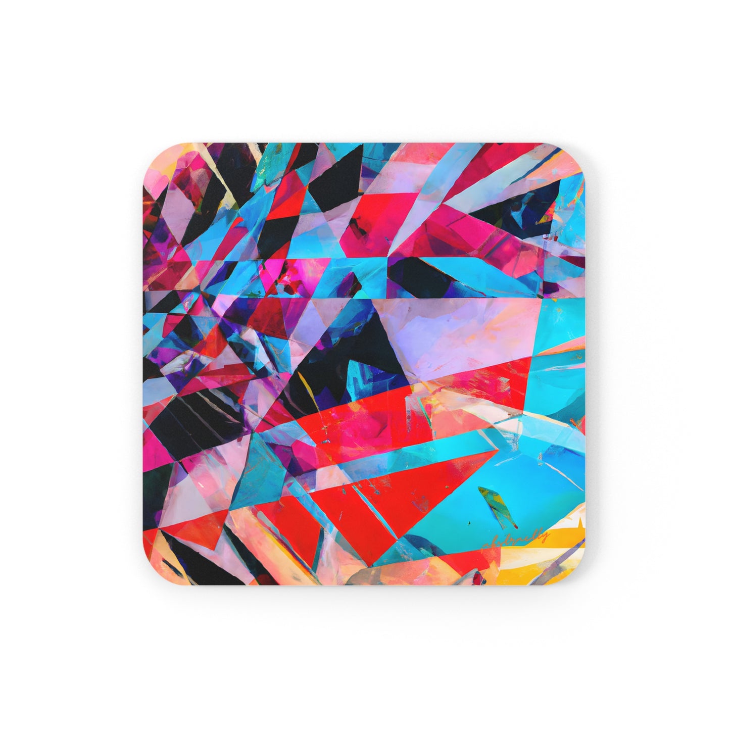 Aiden Merrick - Normal Force, Abstractly - Corkwood Coaster Set of 4