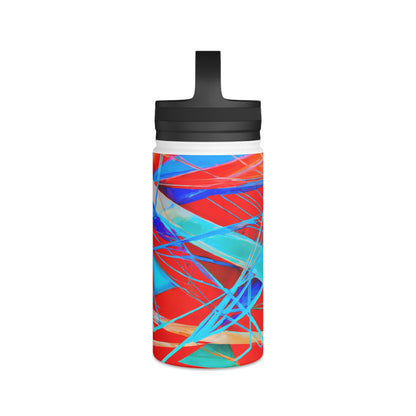 Darlene Roessler - Electric Force, Abstractly - Stainless Steel Water Bottle