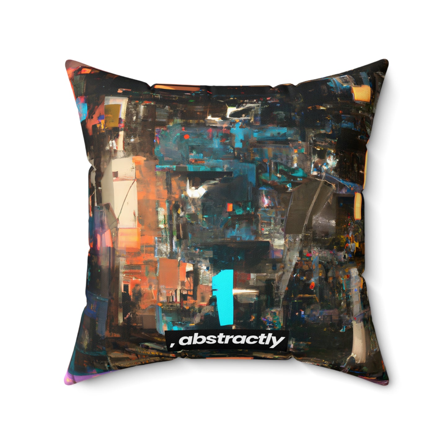 EverPeak Finance - Depreciation, Abstractly - Faux Suede Throw Pillow