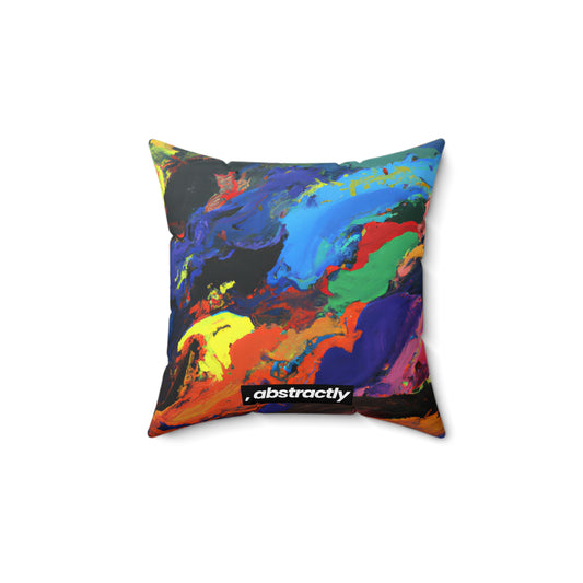 Galacticinium Oxide - Chemistry, Abstractly - Faux Suede Throw Pillow