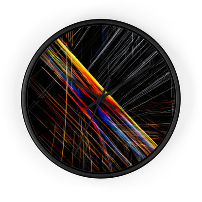 Marion Huxley - Electric Force, Abstractly - Wall Clock