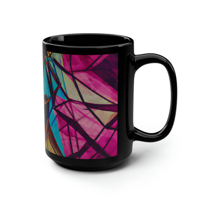 Marvin Hastings - Weak Force, Abstractly - Black Ceramic Mug 15oz