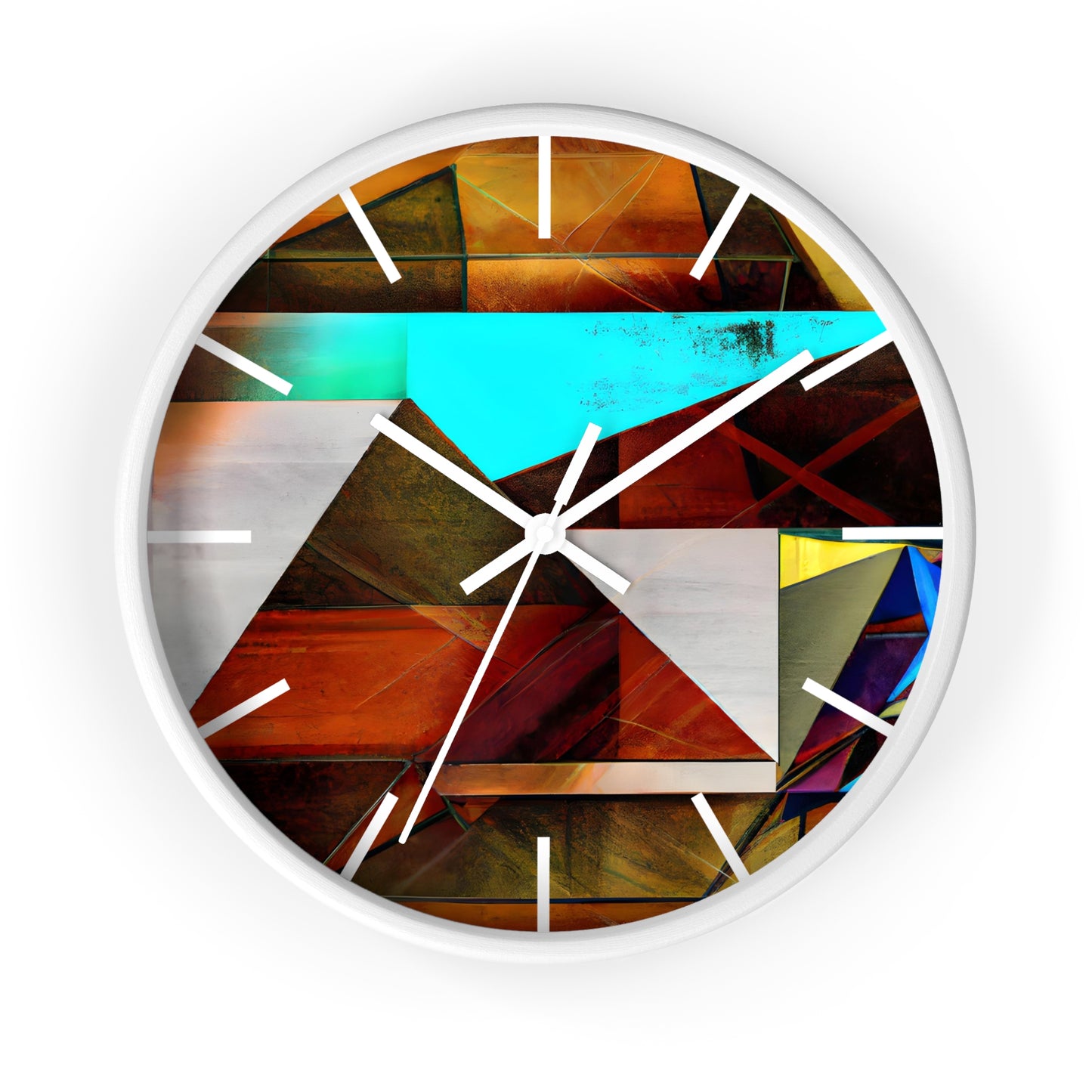 Julian Firth - Friction Force, Abstractly - Wall Clock