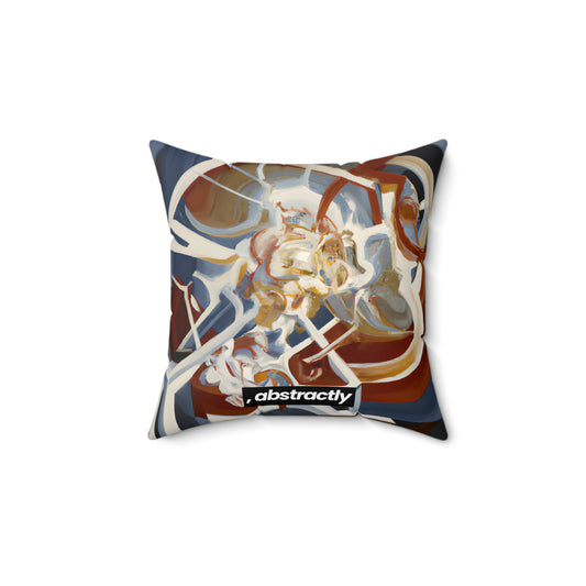 Lucas Sedgwick - Strong Force, Abstractly - Faux Suede Throw Pillow