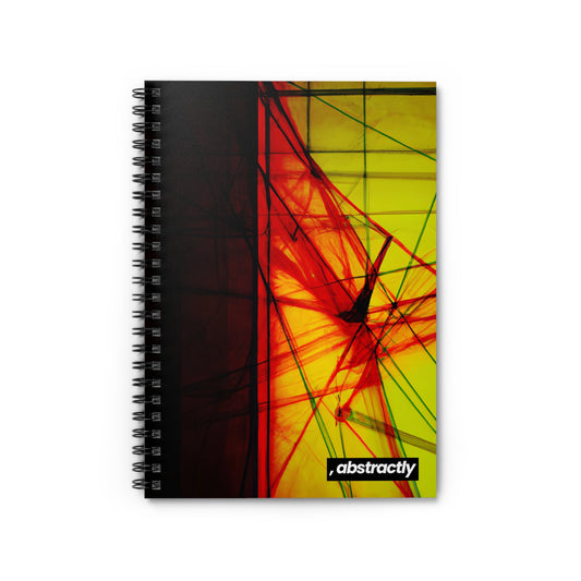 Leonard Sheffield - Magnetic Force, Abstractly - Spiral Notebook