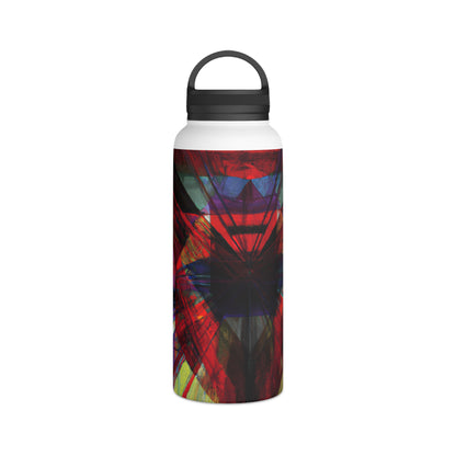 Rebecca Morland - Gravity Force, Abstractly - Stainless Steel Water Bottle