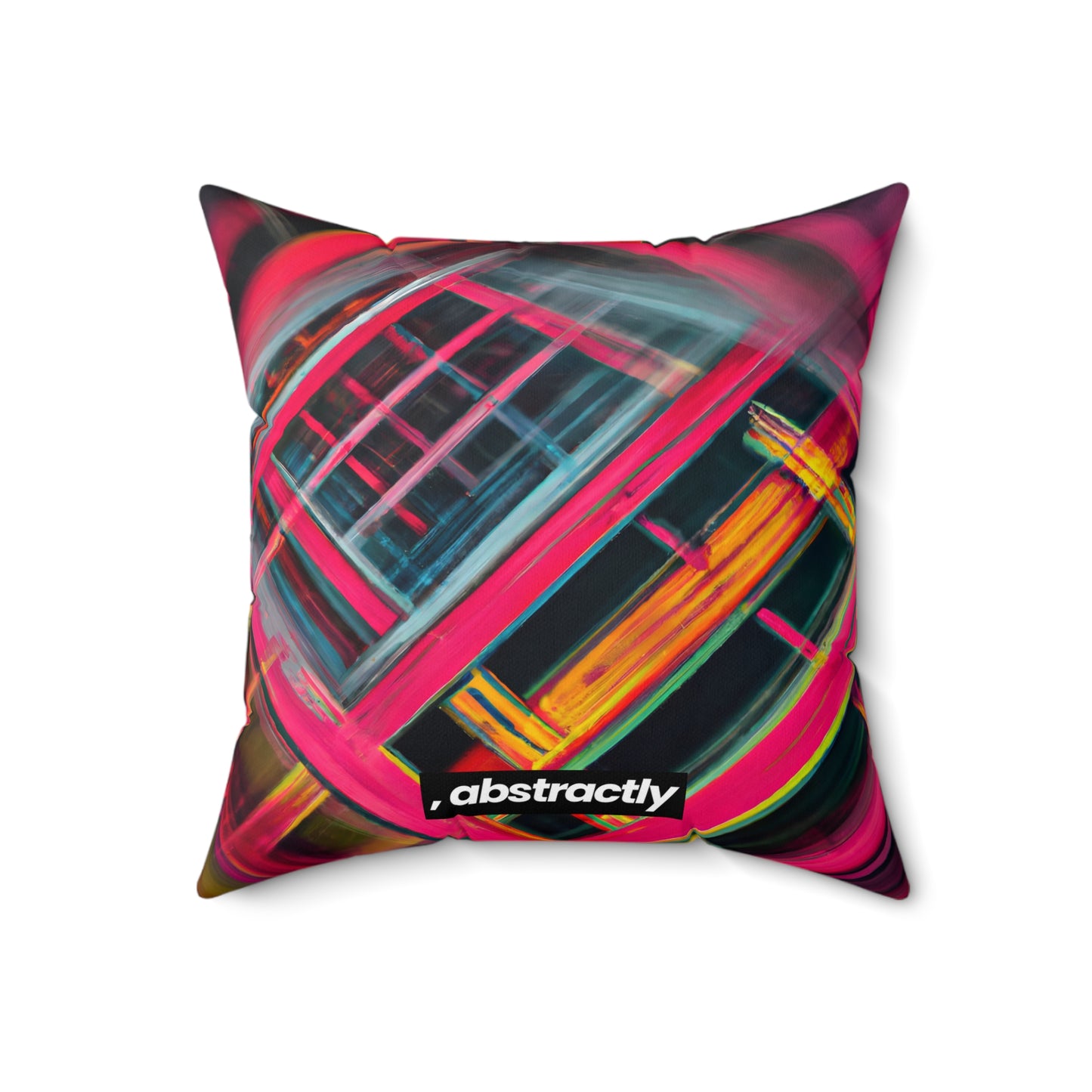 Harold Weinberg - Normal Force, Abstractly - Faux Suede Throw Pillow