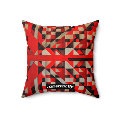 Rosalind Berkley - Applied Force, Abstractly - Faux Suede Throw Pillow