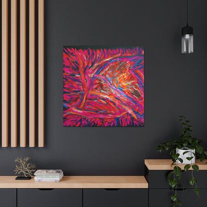 Solarian Crystal Prism - Neon, Abstractly - Canvas