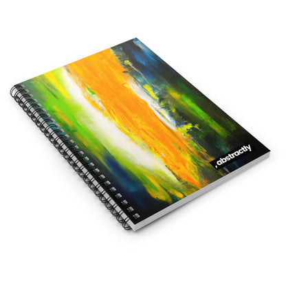 Aetherium Oxide - Fluorine, Abstractly - Spiral Notebook