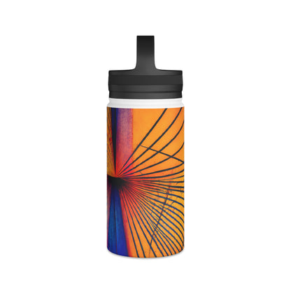 Richard Sterling - Magnetic Force, Abstractly - Stainless Steel Water Bottle