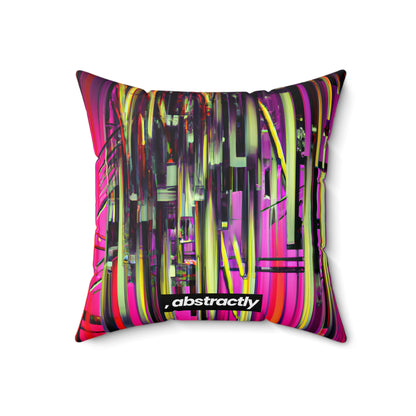 Anastasia Klimenko - Air Resistance Force, Abstractly - Faux Suede Throw Pillow