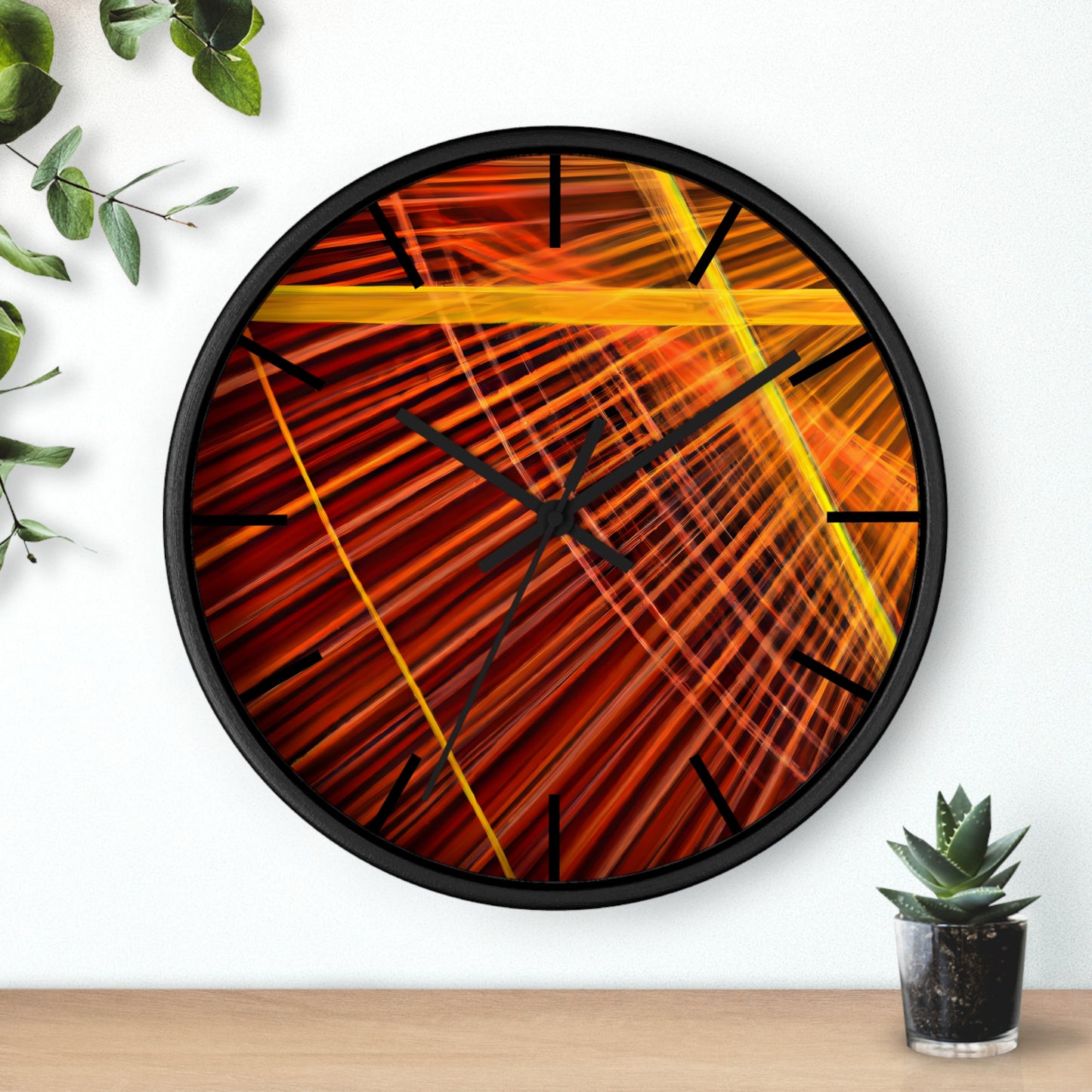 Joanna Brighton - Spring Force, Abstractly - Wall Clock