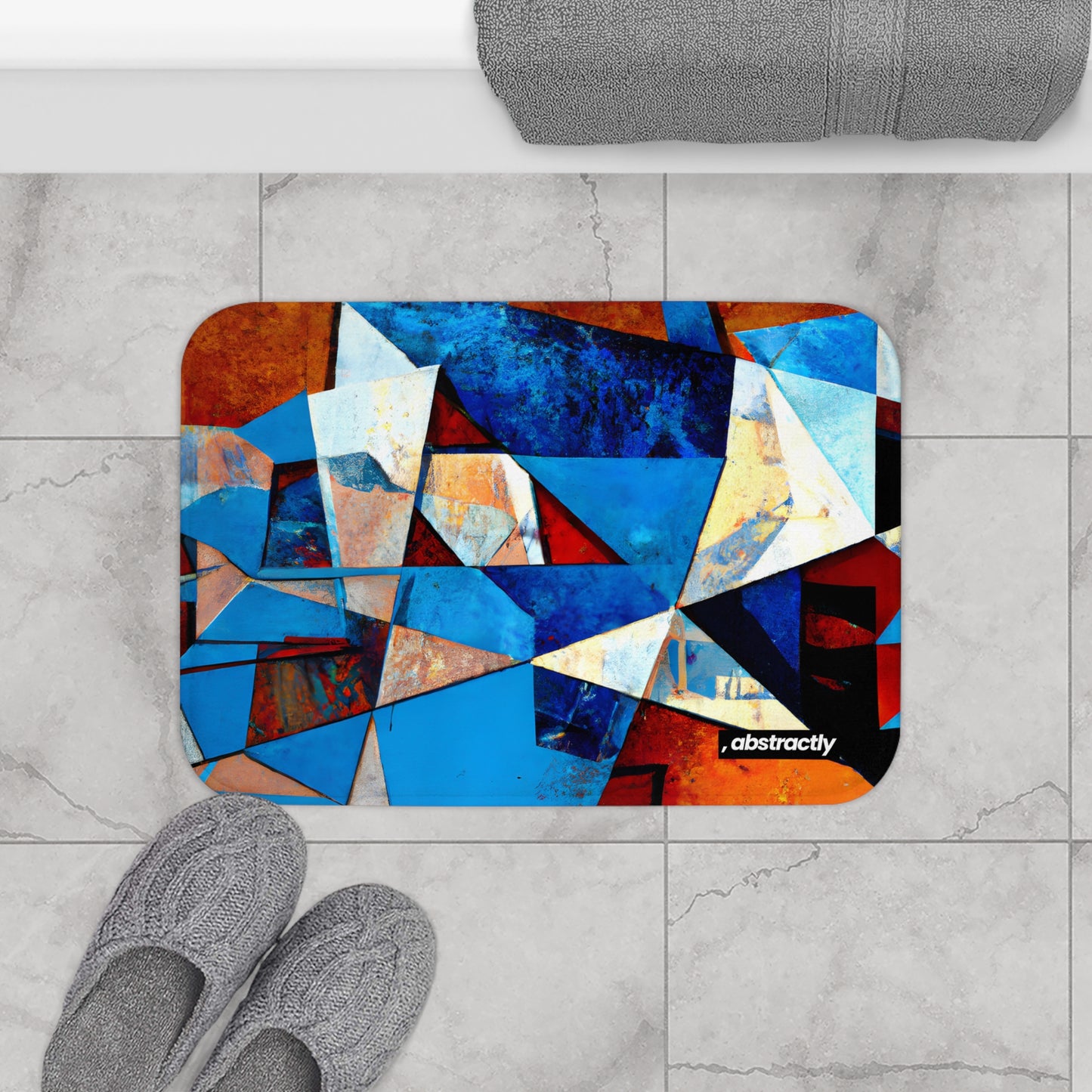 Bernard Fenton - Applied Force, Abstractly - Bath Mat