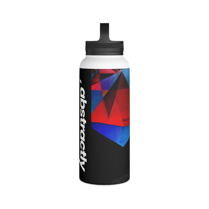 Gladys Stone - Friction Force, Abstractly - Stainless Steel Water Bottle