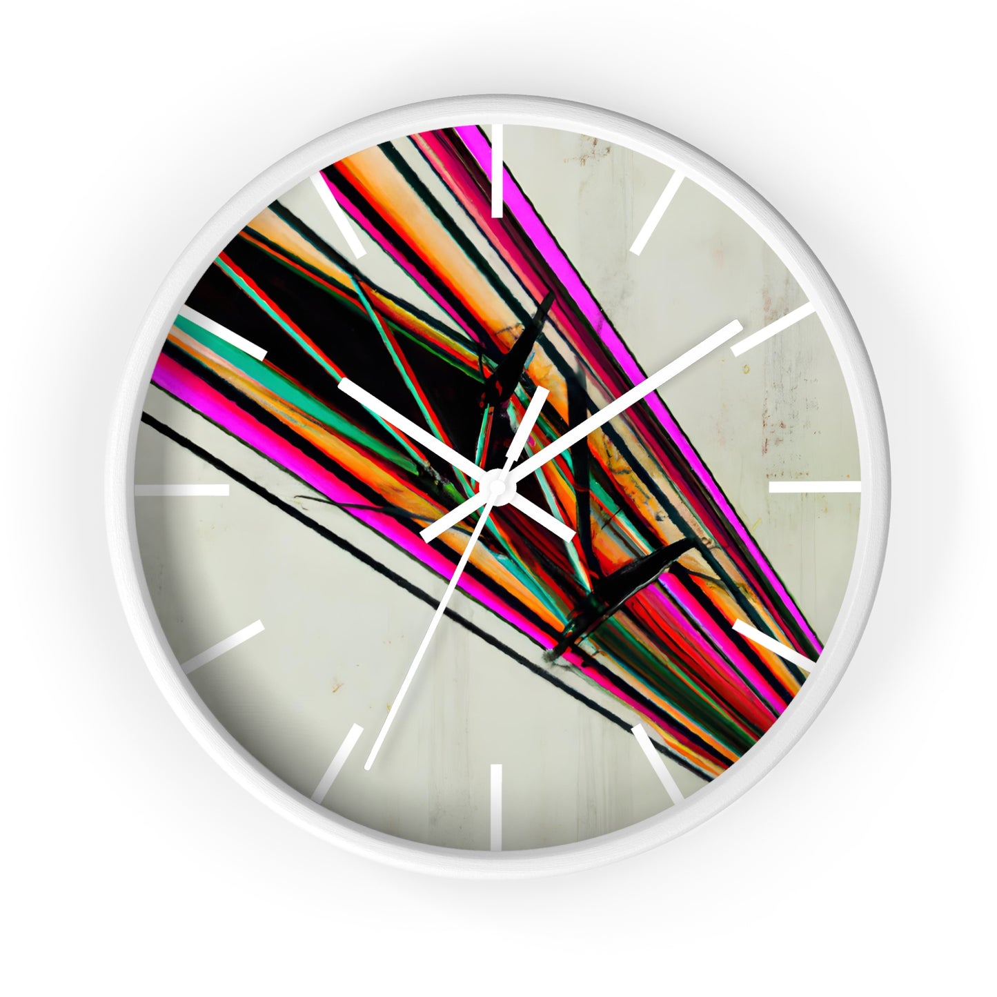 Carl Hartman - Air Resistance Force, Abstractly - Wall Clock